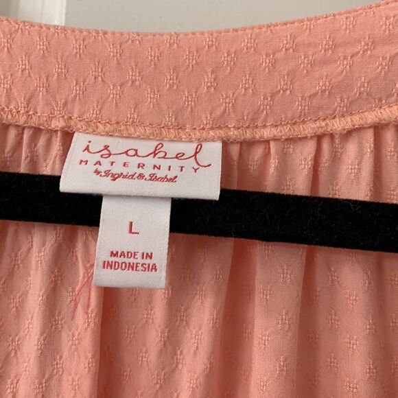 Isabel Size Large maternity peach color top - Picture 4 of 9